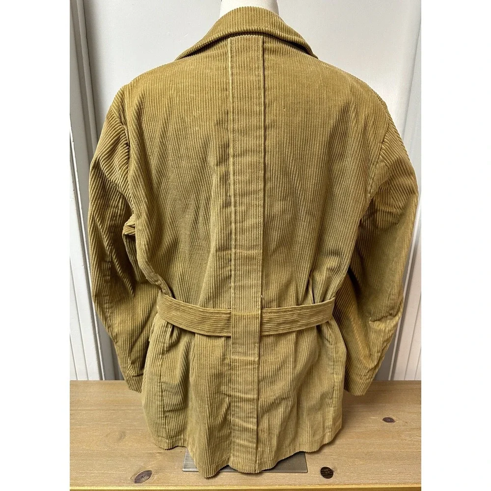 Vintage 1970‎ s English Squire Original Corduroy Jacket Retro Sz 42 Tan Brown - Picture 2 of 5